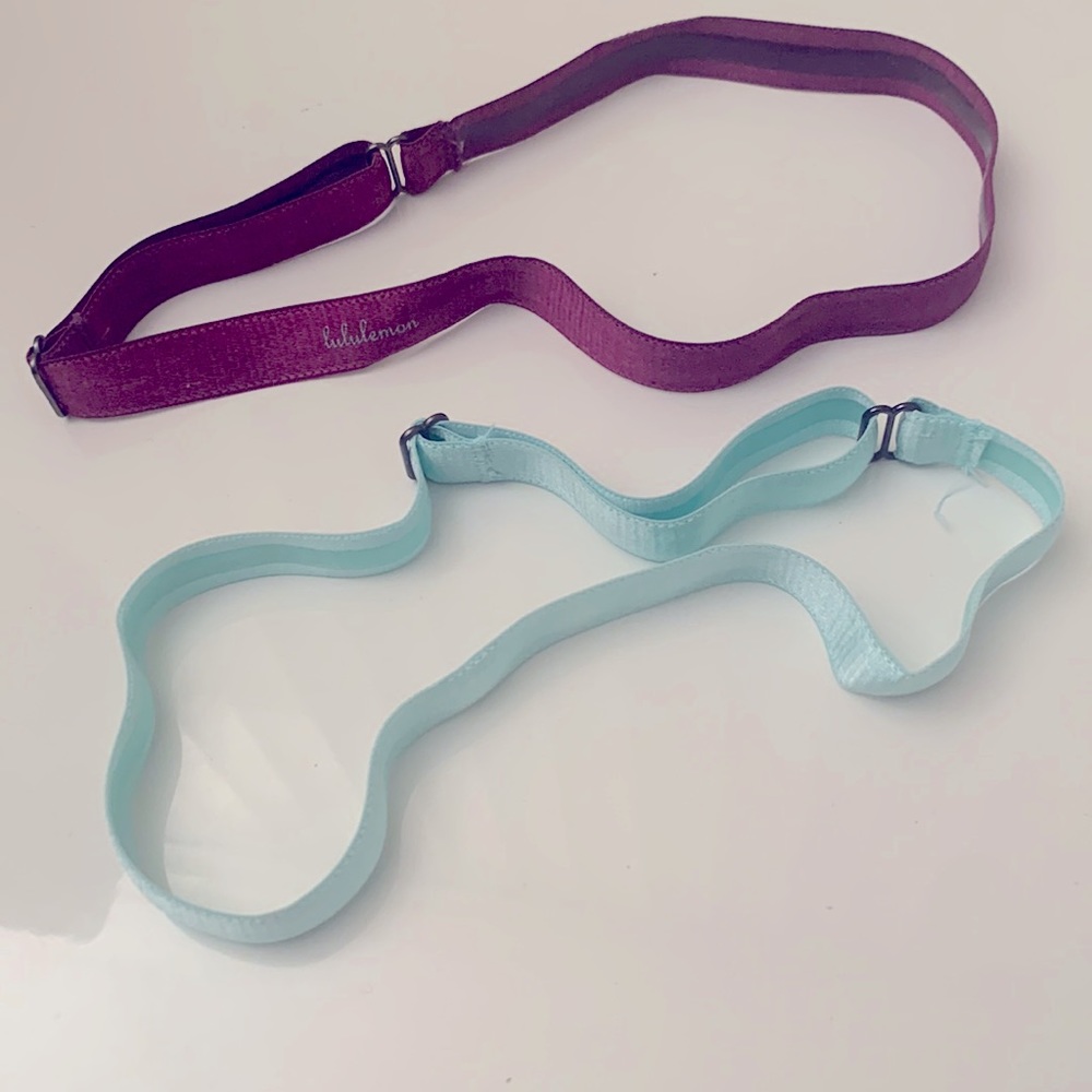 Lululemon Adjustable Headbands x2